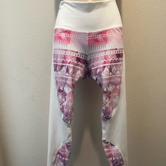Hera Hero 2pc Women's workout Leggings & top in White /Pink NWT - Picture 6 of 15